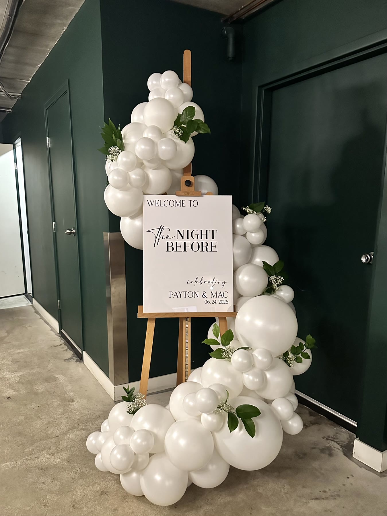 Backdrops balloon decor by Inflatable Decorations, Winnipeg
